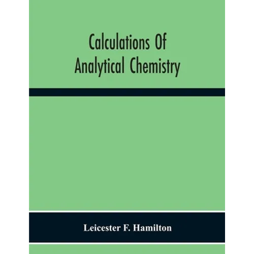 Calculations Of Analytical Chemistry