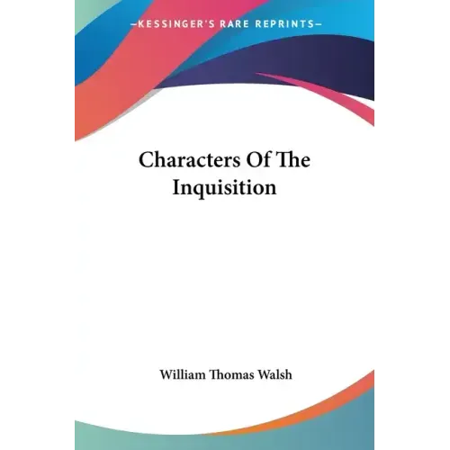 Characters Of The Inquisition