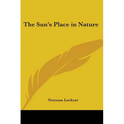 The Sun's Place in Nature