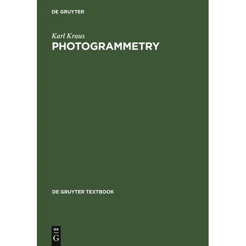 Photogrammetry: Geometry from Images and Laser Scans