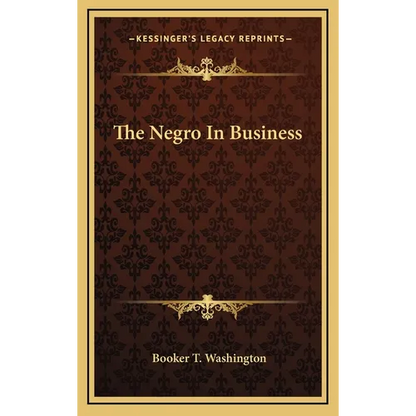 The Negro In Business