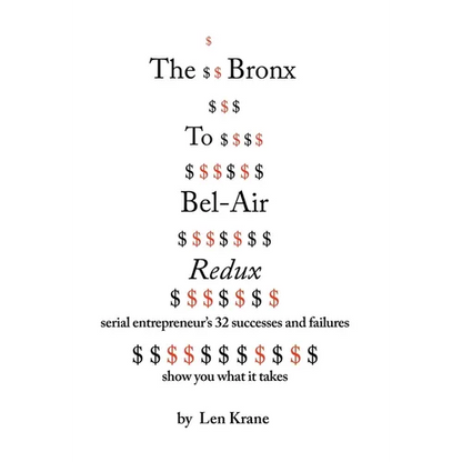 The Bronx To Bel-Air Redux: Serial Entrepreneur's 32 Successes and Failures Show You What It Takes - Hardcover