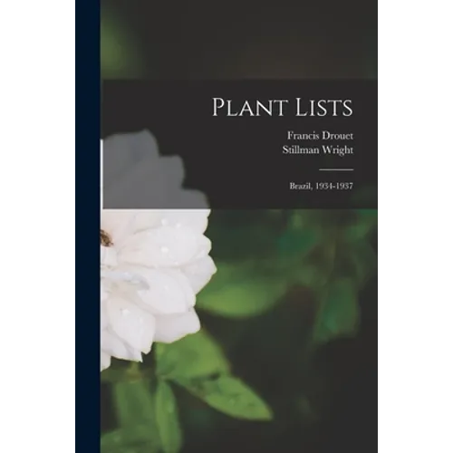 Plant Lists: Brazil, 1934-1937