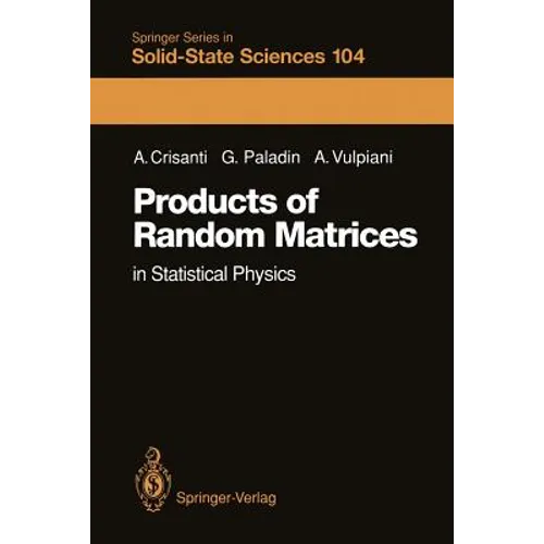 Products of Random Matrices: In Statistical Physics