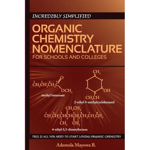 Incredibly simplified ORGANIC CHEMISTRY NOMENCLATURE for schools and colleges