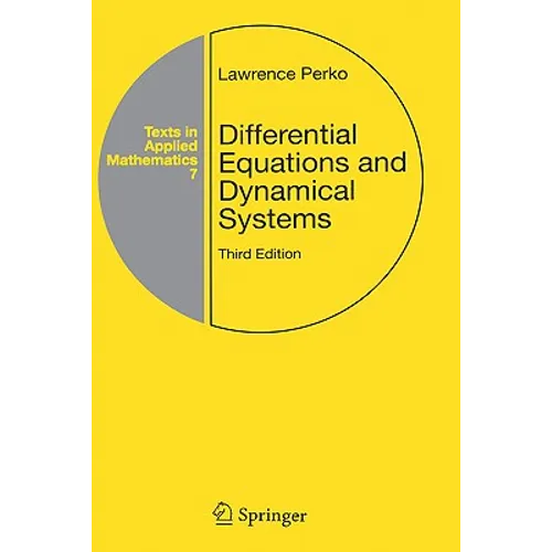 Differential Equations and Dynamical Systems