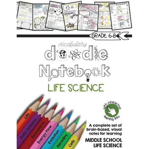 Life Science Doodle Notebook