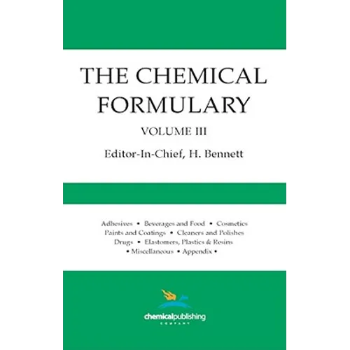 The Chemical Formulary, Volume 3