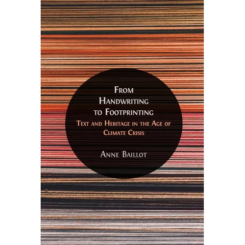 From Handwriting to Footprinting: Text and Heritage in the Age of Climate Crisis