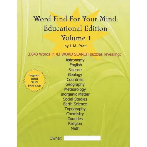 Word Find For Your Mind: Educational Edition