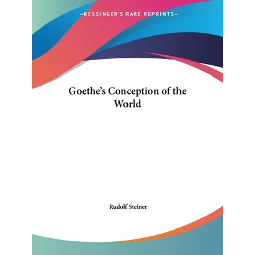 Goethe's Conception of the World