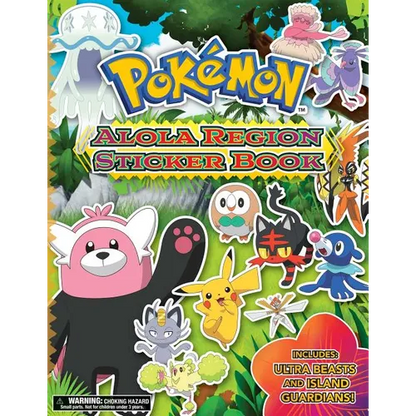 Pokémon Alola Region Sticker Book - Paperback